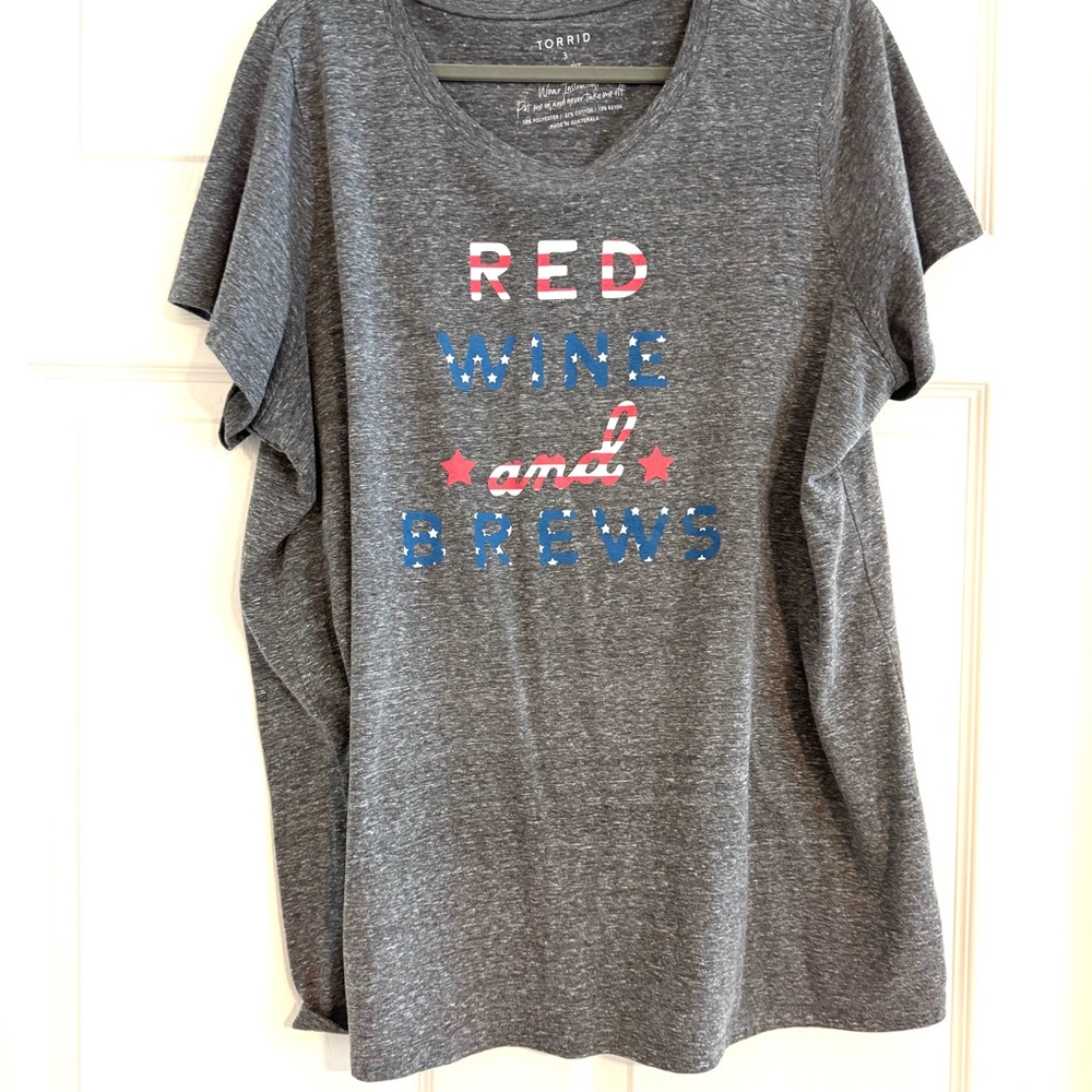 Torrid Patriotic Slim Fit T-Shirt